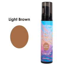 Hair Lace Wig Spray Lace Tint Mousse Waterproof Fast Drying No Residues Lace Tint Melting Hair Foam Dyeing Spray Concealer For Hair Lace Wigs Cover Dy