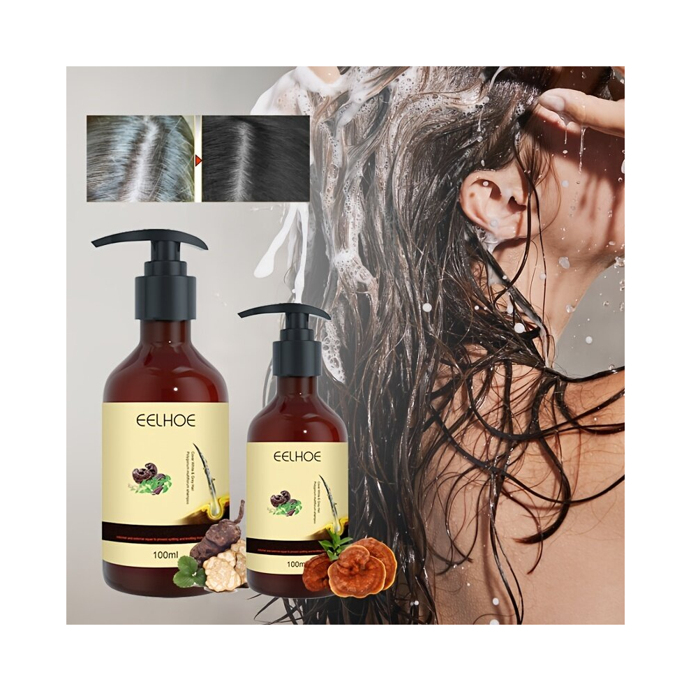 Multicoloured Polygonum Multiflorum Shampoo Natural Herbal Plant Essence To Shampoo Control Moisturizing And Softening Hair Shampoo