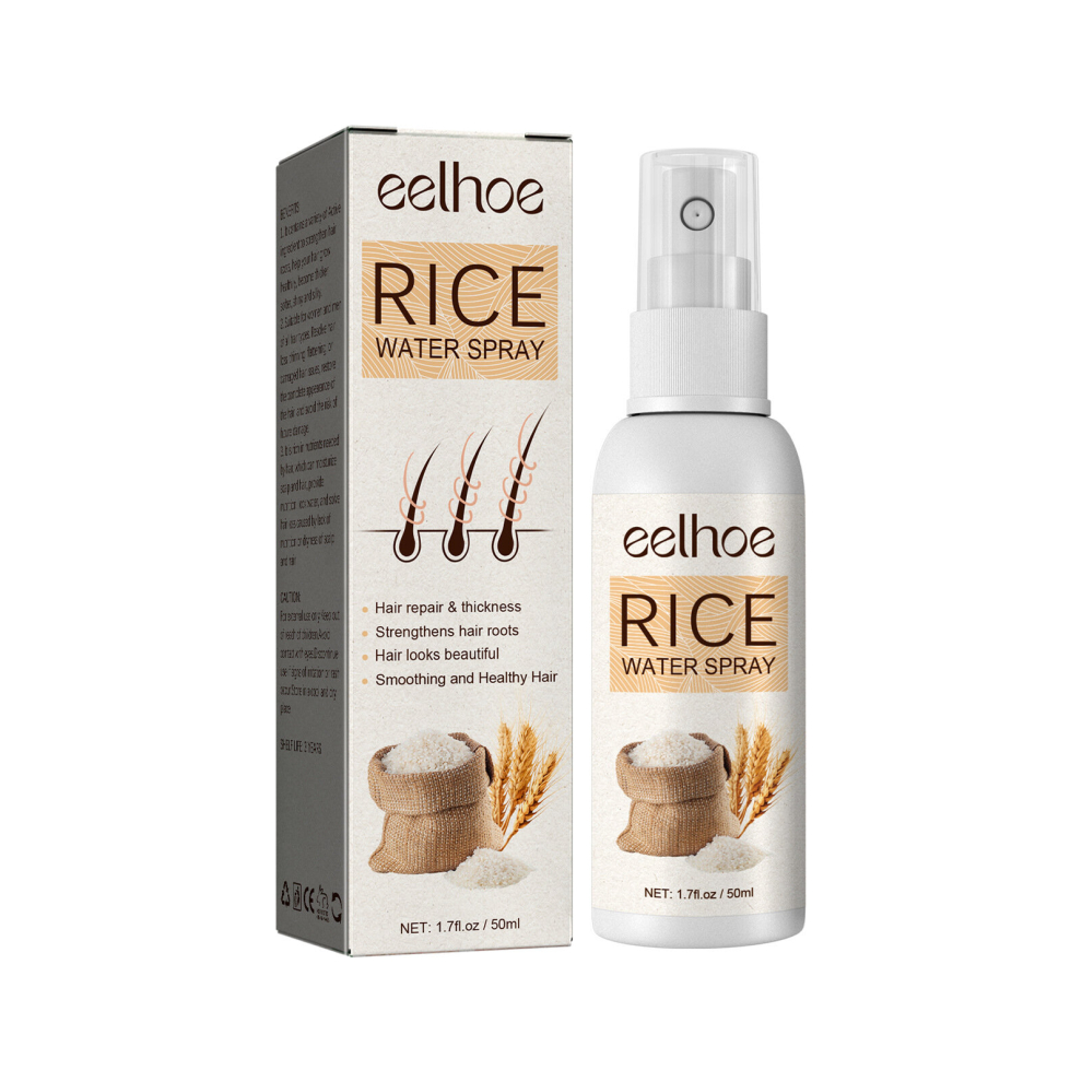 50ml Rice Water Spray Repairs Dry Damaged Hair Strengthens Hair Healthy Hair Penetrates Root To Tip