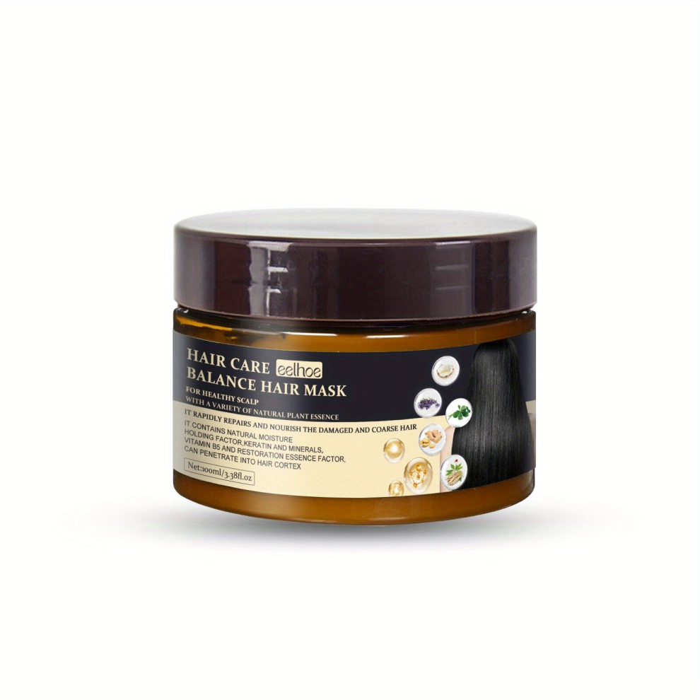 Deeply Moisturizing Steam Keratin Hair Mask for Hair Care and Repair Improves Dyeing Perming and Smoothness Fluffy Hair in No Time