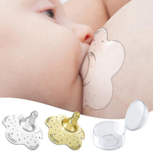 (yellow) Silicone Nipple Protector Breastfeeding Mother Protection Shields Milk Cover Popular