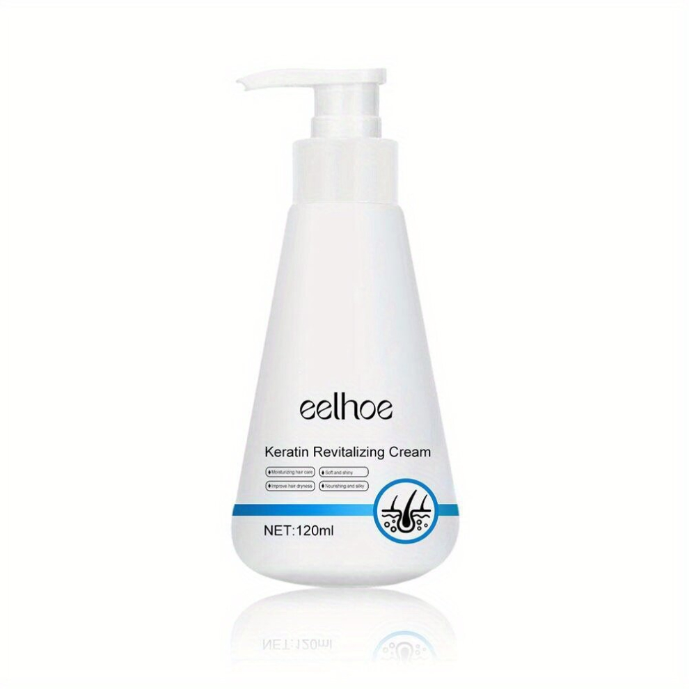 120ml Keratin Revitalizing Cream Hair Care Conditioner Smoothing Hiar Moisturizing Hair Repairing Damaged Dry Hair