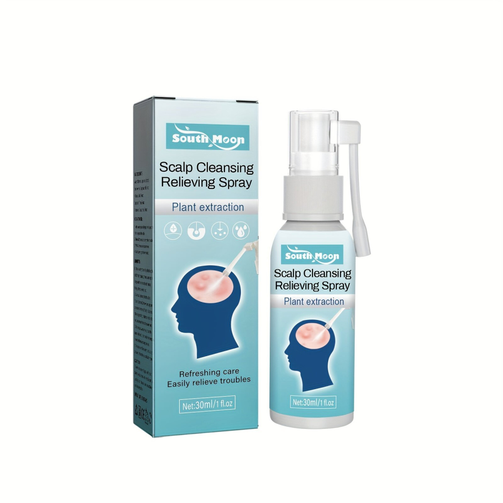 Multicoloured Scalp Cleansing Relieving Spray Scalp Care Product With Plant Extraction Scalp Moisturizing Cleaning Spray