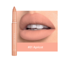 12 Lip Liner Pen Dual Use For Lipstick Rendering Not Decolored Smudge Proof Matte Finish Long Lasting Lip Makeup Tool With Built In Sharpener