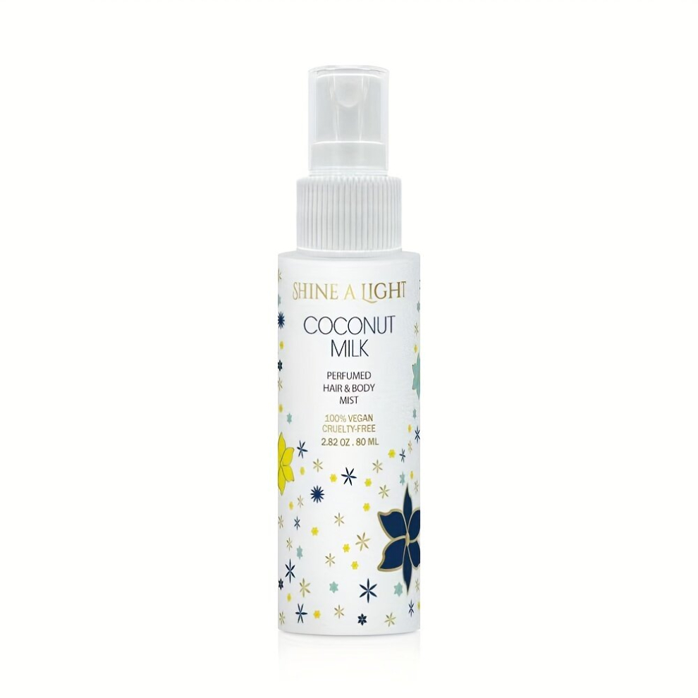 80ml Coconut Milk Scented Hair And Body Mist Natural Coconut Milk Scent Natural Essential Oils 100 Vegan Cruelty Refreshing Fragrance 2 82fl oz