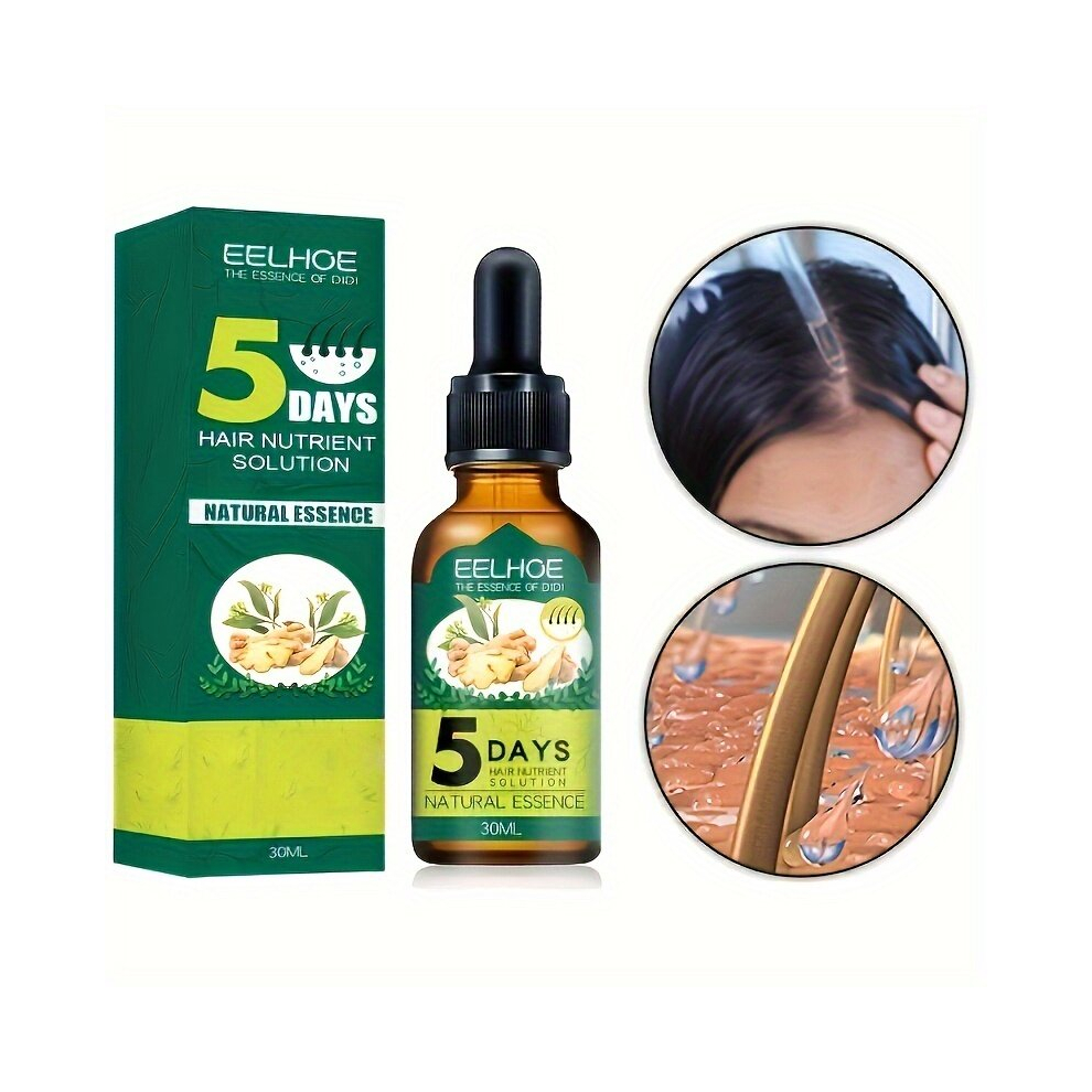 Multicoloured 30Ml Ginger Hair Care Essential Natural Plant Extract For Men And Women Promotes Healthy Hair Growth And Strengthens Roots