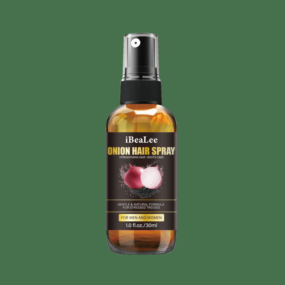 Unisex Multicoloured 30Ml Onion Hair Spary Onion Hair Essential Spray For Women Men Hair Care Product For Stronger Thicker Longer Hair