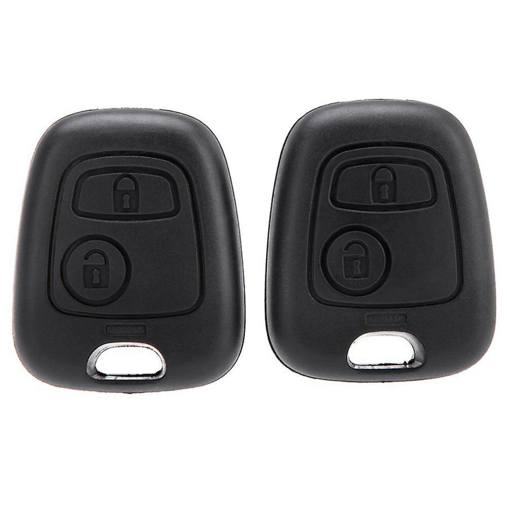 2Pcs Remote Car Keyless Key Case Shell For C1 C4 107 207 307 407 206 306 406 9379873111719