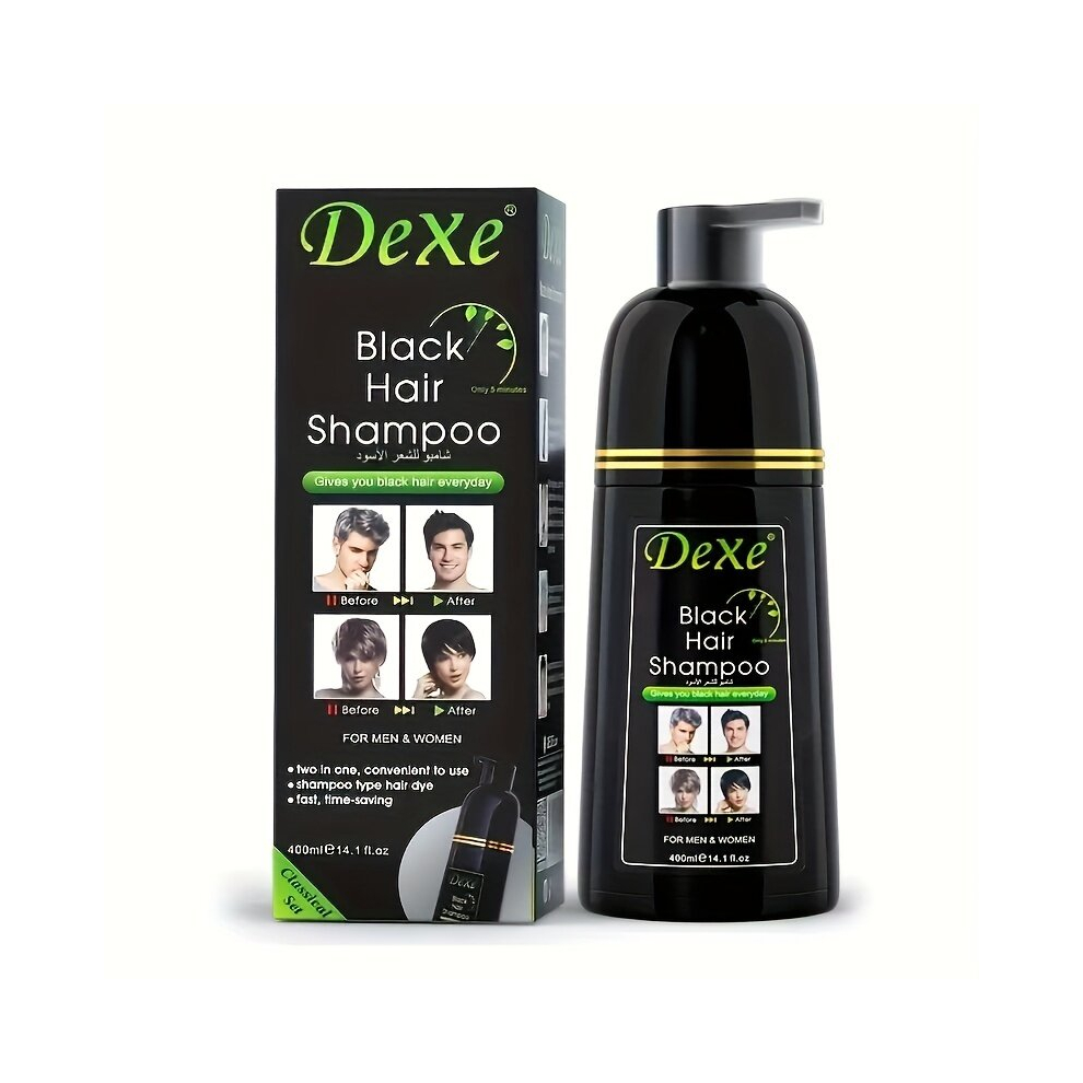 Black Hair Shampoo Instant Hair Shampoo For Natural Hair Temporary Hair Dye Shampoo For Men Women