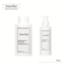 Hair Wash Care Set 300ml Keratin Repair Shampoo And 120ml Leave in Repair Hair Lotion Suitable For Holiday Gift