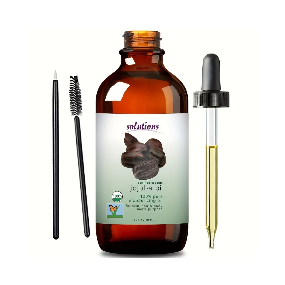 30ml Organic Jojoba For Hair Care Healthy Hair Penetrates Root To Tip use Moisturizer For Skin Hair & Body