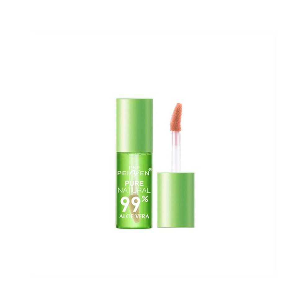 Multicoloured Moisturizing Aloe Essence Lip Gloss Natural Changable Portable Waterproof Long Lasting Nutritious Lips Care Lipstick 1Pc