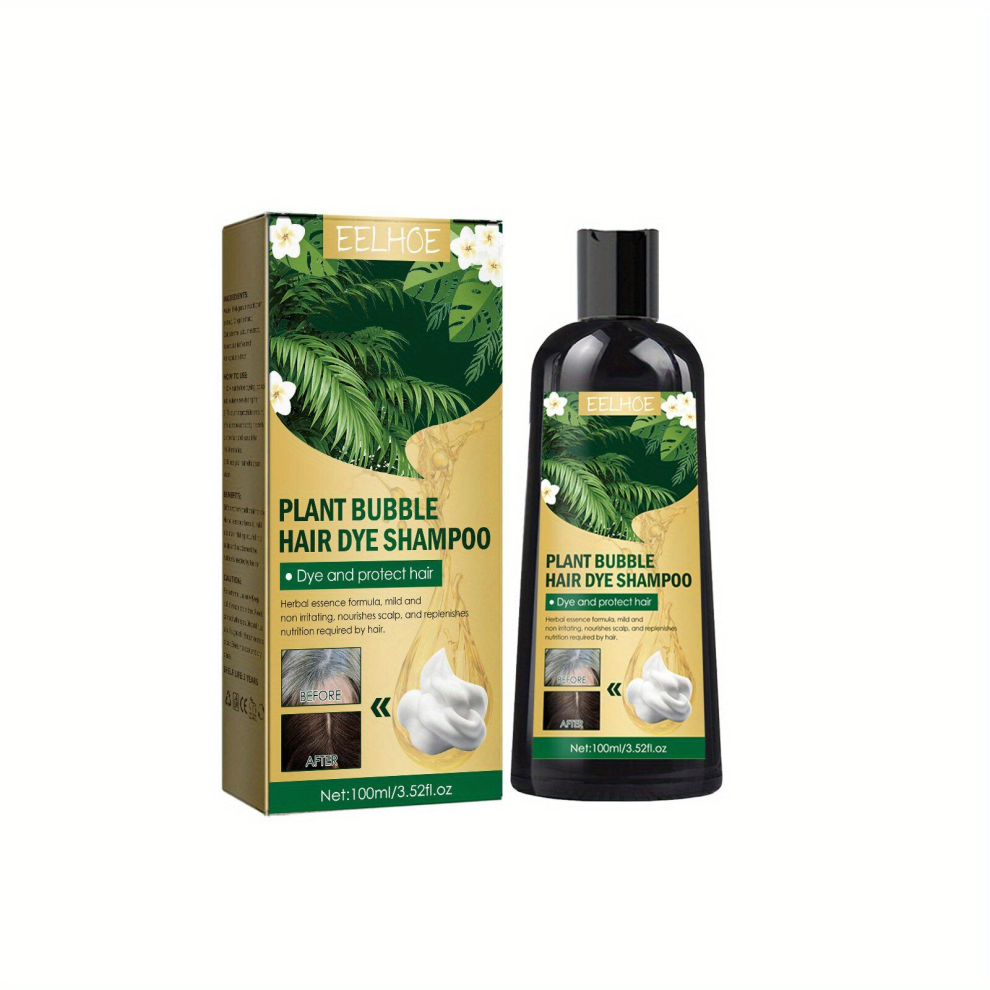 Natural Hair Shampoo with Polygonum Multiflorum and Ginger Extract Long Lasting Mild and Non Irritating 3 52 Fluid Ounces