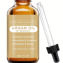 30ml Argan Of Morocco Hair Deep Moisturizing Serum For Dry Damaged & Coarse Hair Face & Body Cold Pressed Essential