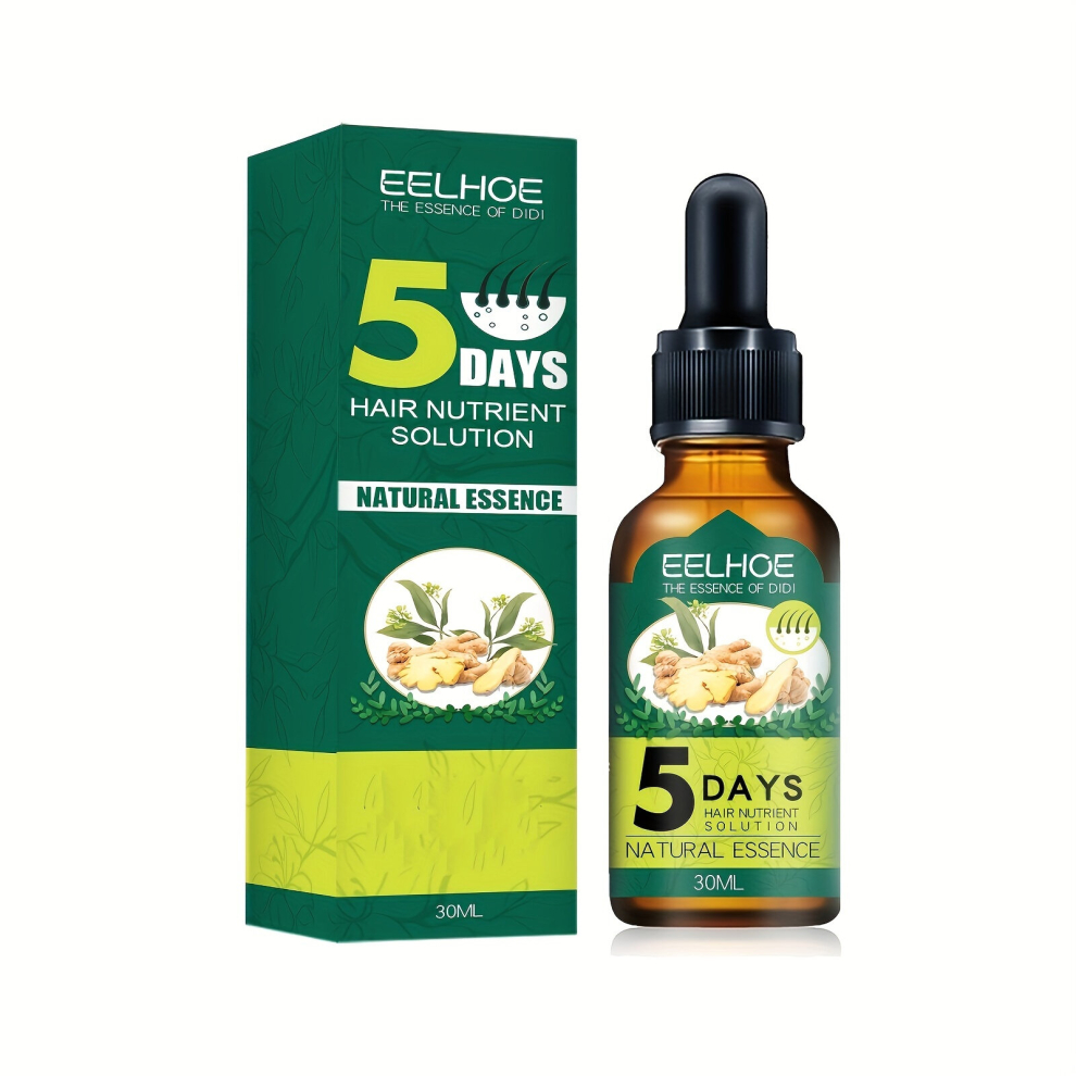 Multicoloured 1Pcs Ginger Hair Serum Fast Hair Care Essential For Strengthening And Nourishing Hair 30Ml