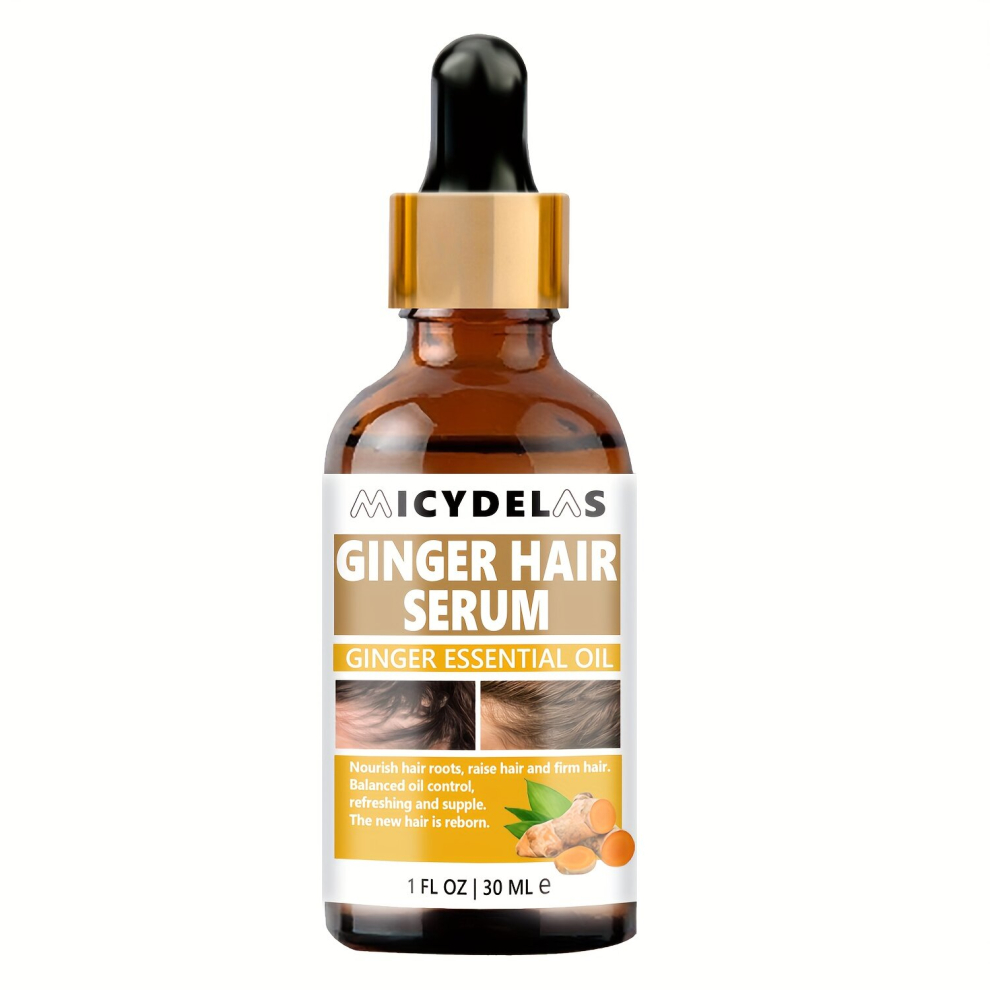 30ml Ginger Hair Serum Ginger Hair Essential For Hair Care Make Thin Hair Look Thicker