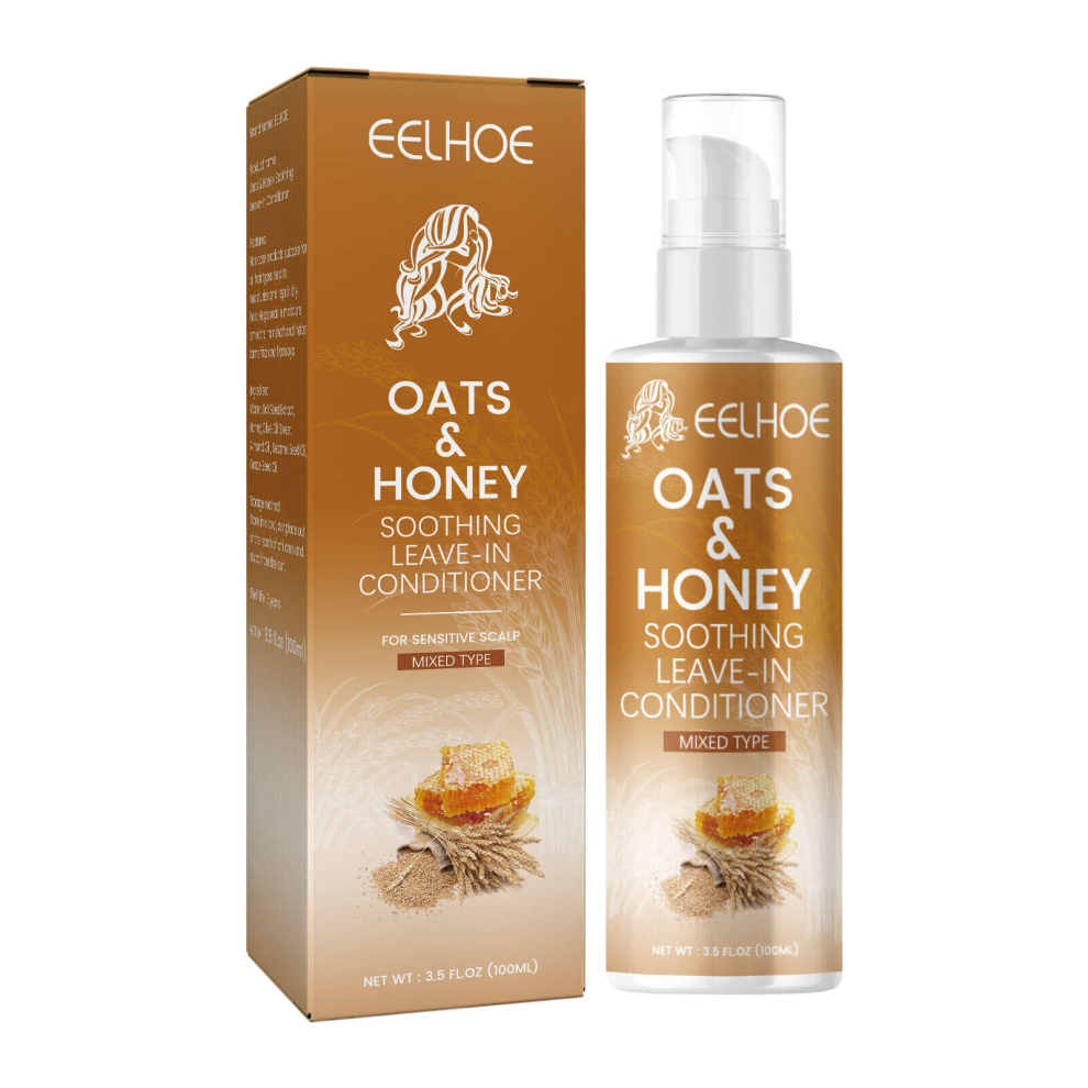 1pcs 3pcs Oats And Honey Leave in Conditioner Hair Essence Improves Frizz Deep Care Hair Serum Repairing And Smoothing Hair Enhancing Shine