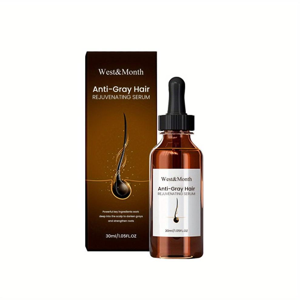 30ml Hair Essential He Shou Wu Essence Moisturizes Hair Prodcut Dark Hair Care Serum