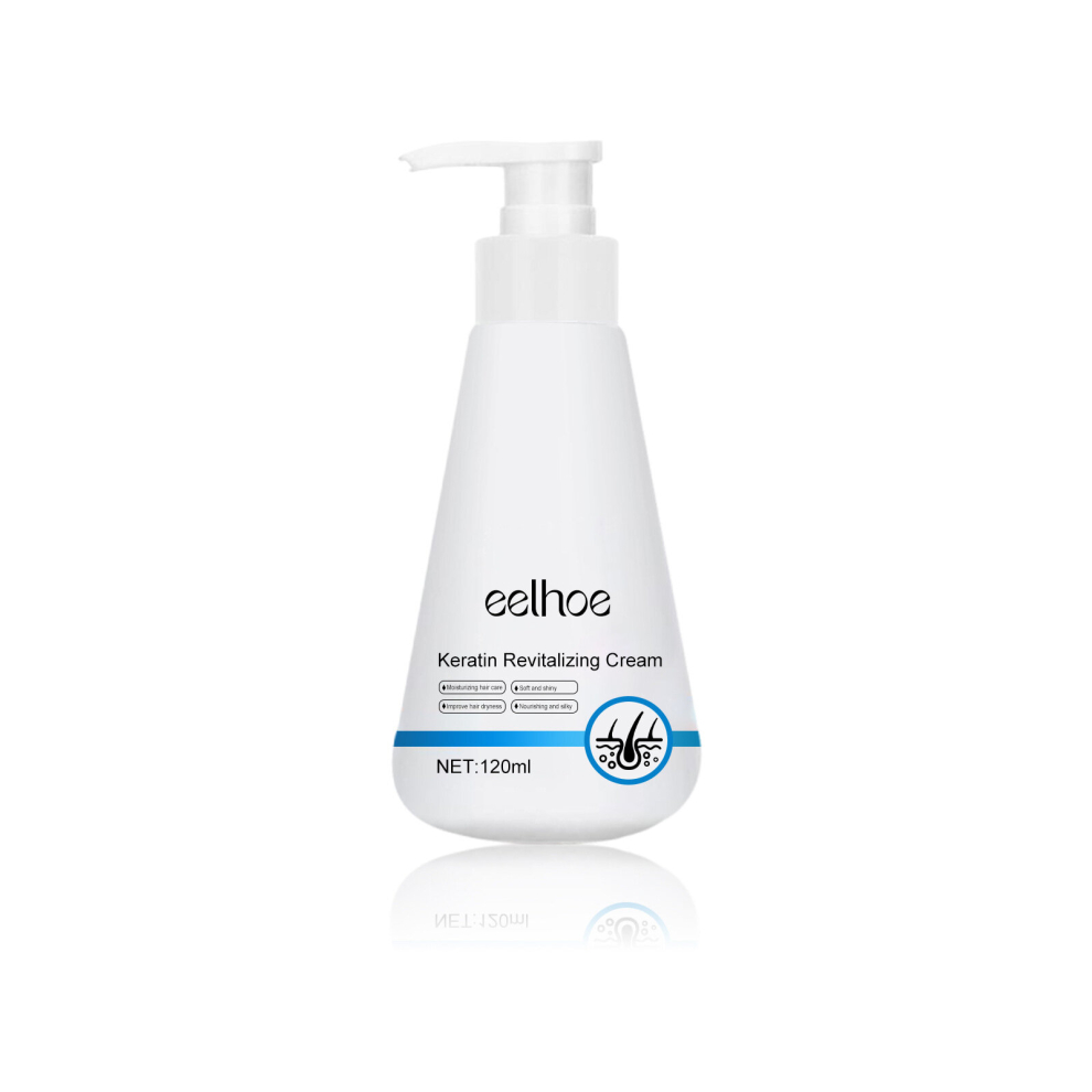 Multicoloured 120Ml Revitalizing Keratin Cream Conditioner For Scalp And Hair Care Moisturizing Hair Softening Hair Conditioner Hair Care Mask
