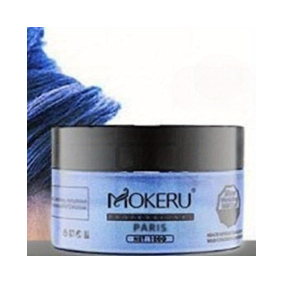 Blue Temporary Hair Wax Diy Hair Dye Mud For Party And Festive Occasions Disposable Hair Wax For Long Lasting Vibrant Easy To Use And Remove
