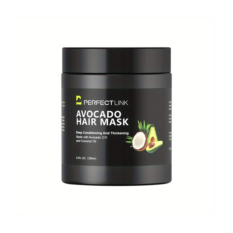 250ml Avocado Hair Mask Repair Frizz Hair Smooth And Glossy Hair Mask Deep Moisturizing Hair Care Mask Leave In Conditioner Hair Mask
