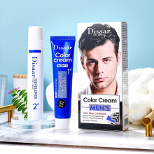 Natural Mens Hair Cream Halloween Party Hair Dye Cream For All Hair Types