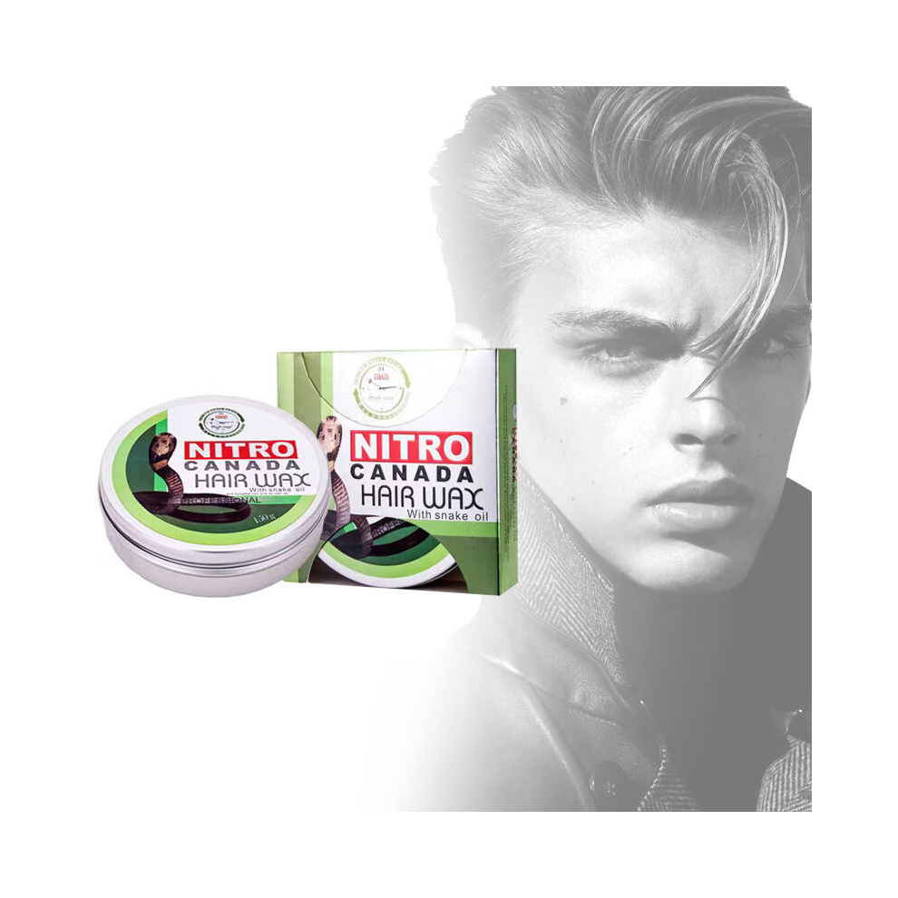 Green Transparent Solid Matte Styling Wax For Men Disposable Strong Hold Hair Wax Mud Hair Wax Cream