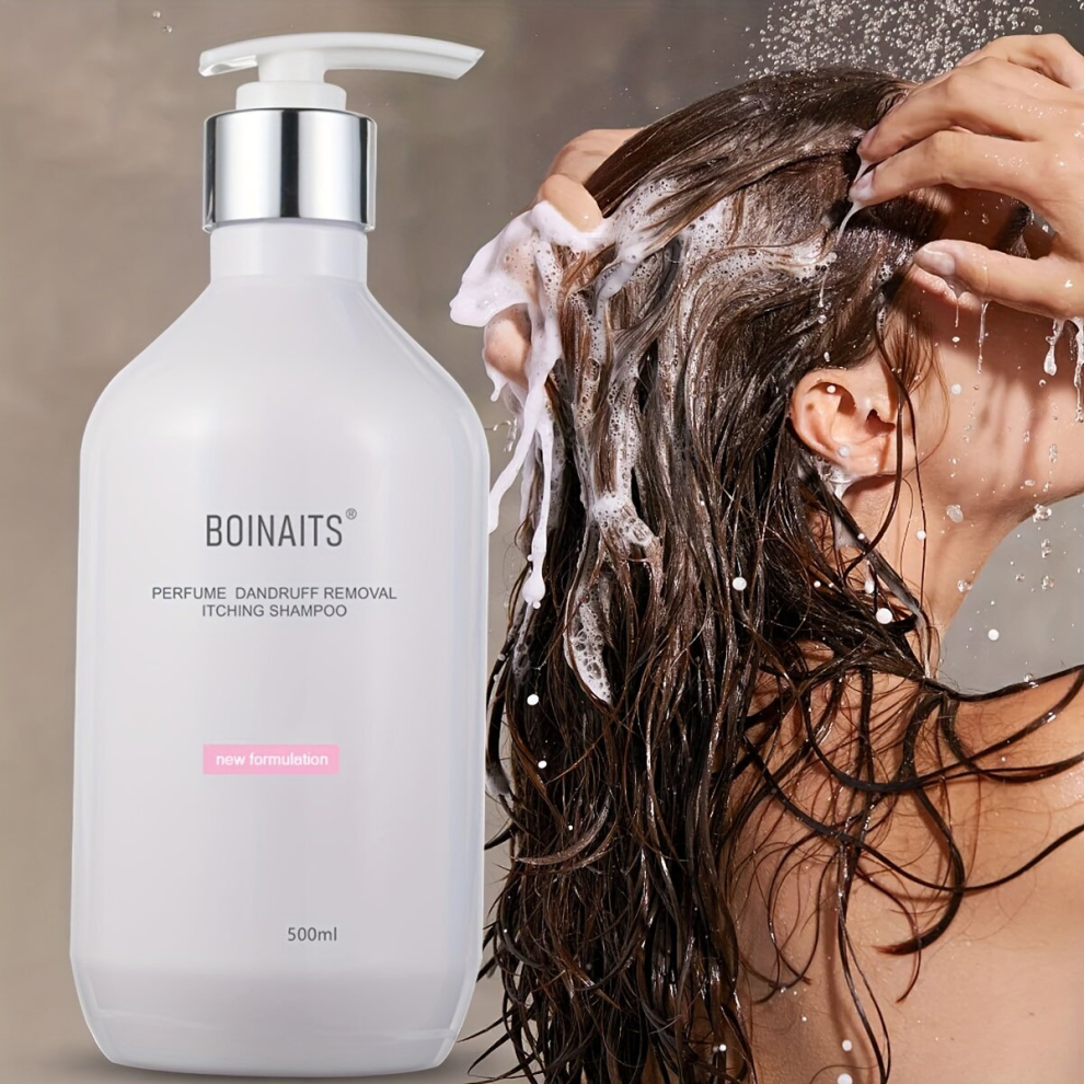 Multicoloured 500Ml Perfume Hair Shampoo Control Shampoo With Long Lasting Fragrance Removes Loose Dandruff Flakes