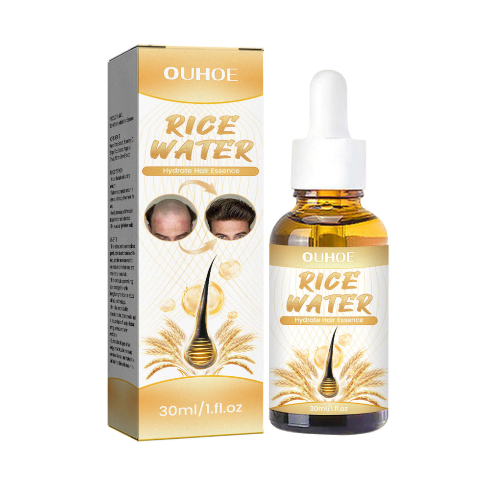 1pcs 3pcs Rice Water Hydrate Hair Essence Hair Care Essential Healthy Hair Penetrates Root To Tip
