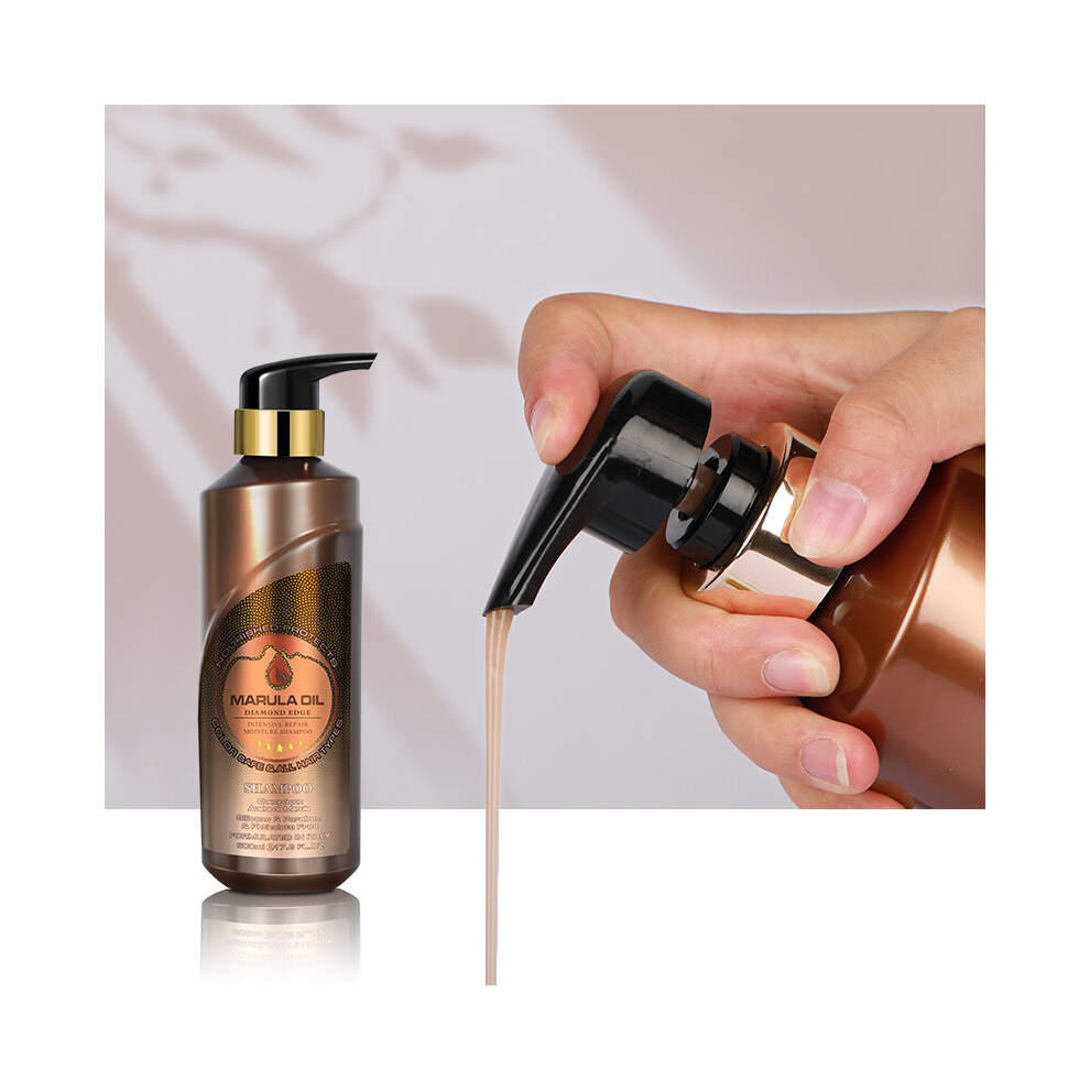 500ml Marula Shampoo Repair Damaged Dry Hair Fluffy Hair Smoothing Moisturizing Control Shampoo