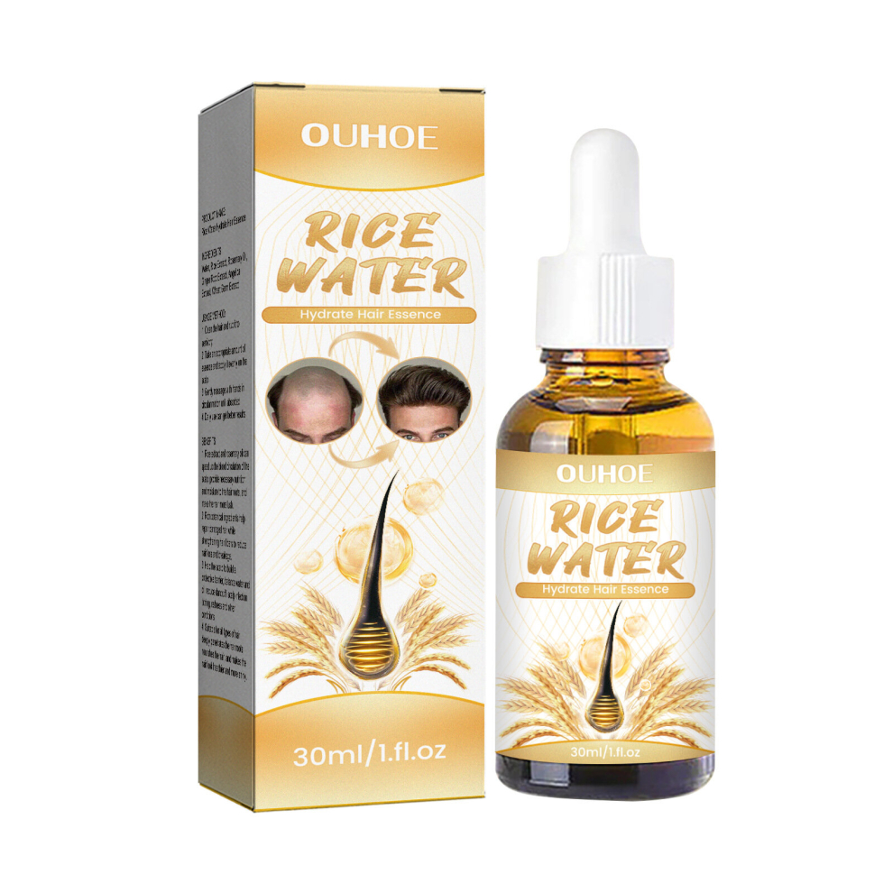 1pcs 2pcs Rice Water Hydrate Hair Essence Dense Hair Essential Repairs Damaged Dry Hair