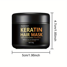 Keratin Hair Mask Moisturizing Hair Mask For Moisturizing Dry And Damaged Hair Improving Hair Irritability And Smoothness