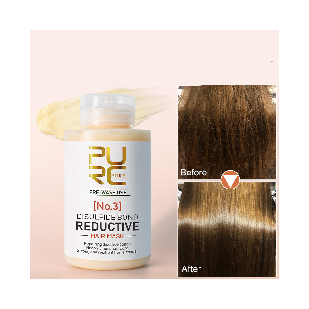 Multicoloured 100Ml Disulfide Bond Reductive Hair Mask Repairs Damaged Hair Straightening Smoothing Keratin Submissive Hair Mask Care Product
