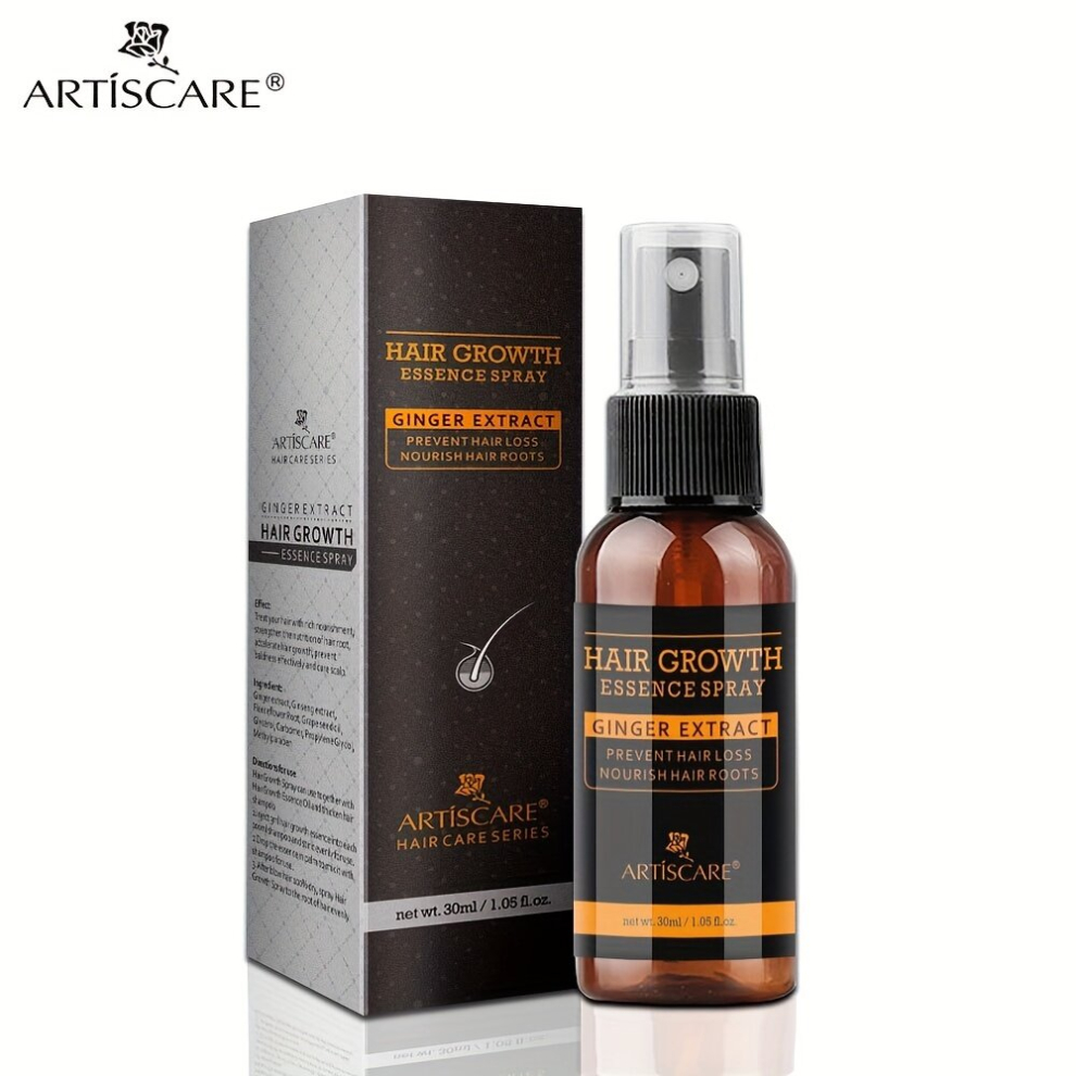 Hair Care Essence Spray With Ginger Extract Dense Hair Care Essential Spray Make Thin Hair Look Thicker