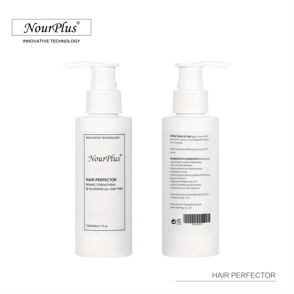 Multicoloured 120Ml Hair Care Serum For Frizzy Dry And Damaged Hair Repair And Revitalize Hair For Women And Men