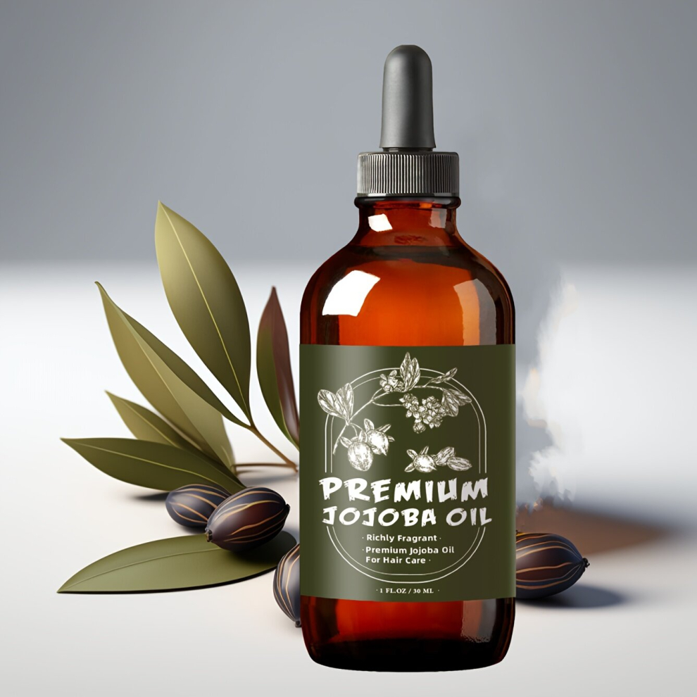 30ml Organic Jojoba Hair Essential For Hair Care Revitalizing Hair Smoothing Hair Healthy Hair Penetrates Root To Tip