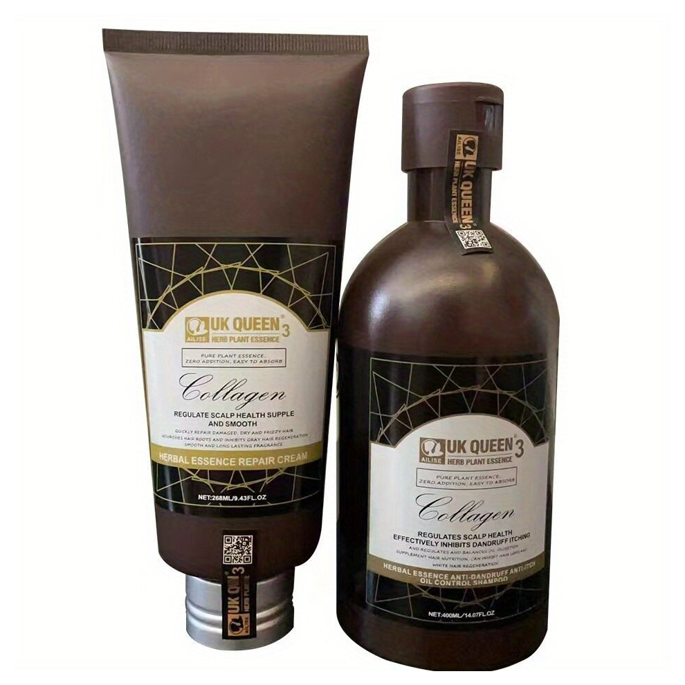 Herbal Shampoo Conditioner Hair Wash And Care Set Strengthens Hair Healthy Hair Penetrates Root To Tip