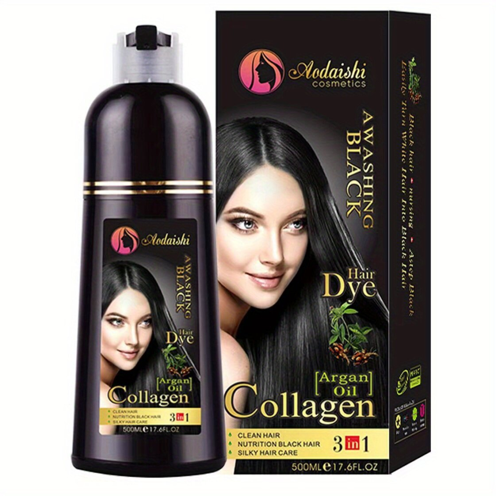 Multicoloured Hair Shampoo Plant Extract Naturally Non Irritating Bubble Dyeing Shampoo Mildly Without Hurting Hair