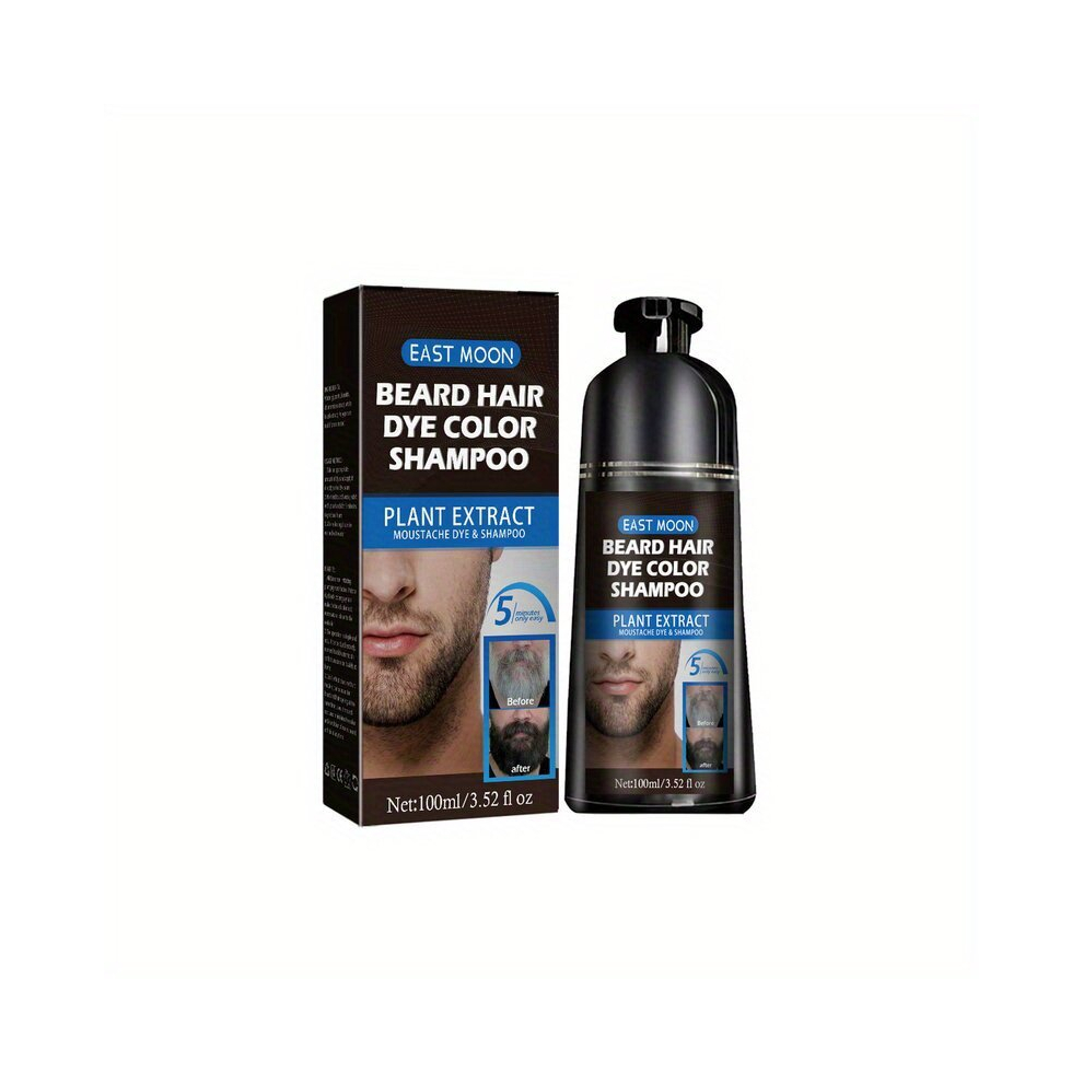 Black Beard Coloring Shampoo Beard And Hair Coloring Shampoo Beard Mustache Dye For Men