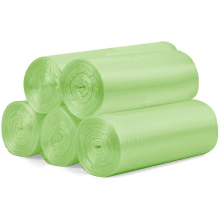 200 Pack Biodegradable Trash Bags 4-6 Gallon Garbage Bags Green Wastebasket Bin Liners Recycling
