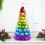 The Christmas Workshop Rainbow Bauble Table Tree / Colourful Decoration or Tree Topper 2