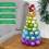 The Christmas Workshop Rainbow Bauble Table Tree / Colourful Decoration or Tree Topper 4