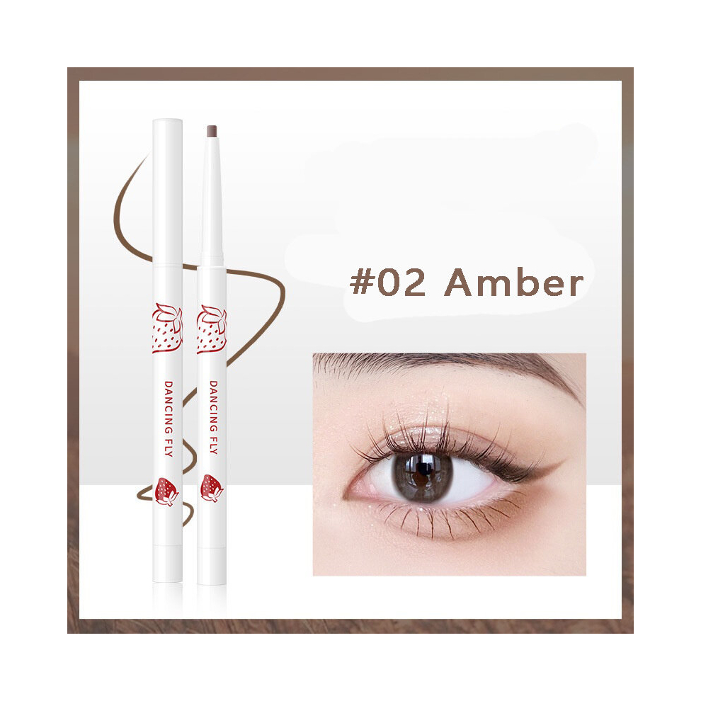 FOMIX Waterproof Glitter Eyeliner Pencil Long Lasting Highlighter Sleeper Pencil for Beginners