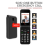 (USB Cable, Smarty) TTfone TT760 Red 4G Big Button Mobile Phone 3