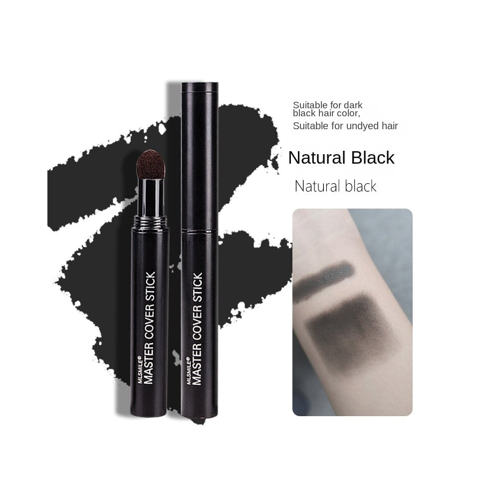 Black Hairline Shaping Stick Fill Nose Shadow Shadow Powder Slim Face Contouring Bald Temples Hairline Eyebrow Powder With Brush