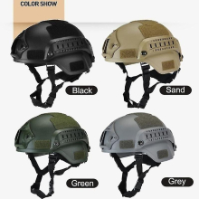 (Army green) Rion New Tactical Airsoft Paintball Military Protective Swat Fast Helmet Combat Hfmqv