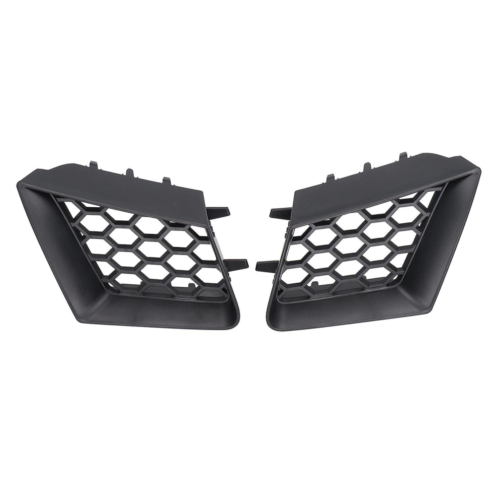 2Pcs Front Bumper Upper Grill Left Right Matte Replacement For Seat Ibiza Cordoba 6L 20022009 Black 9317312095428