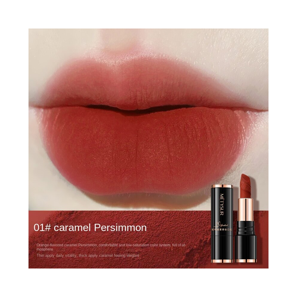 Multicoloured Velvet Matte Long Lasting Classic Lipstick Matte Long Lasting Non Fading Rendering Lip Tint