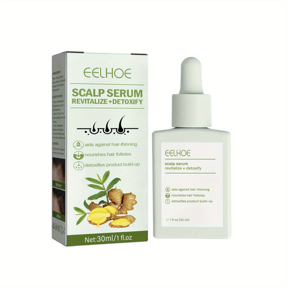 Multicoloured 30Ml Scalp Serum Hair Massage Essential Strengthens Hair Healthy Hair Penetrates Root To Tip