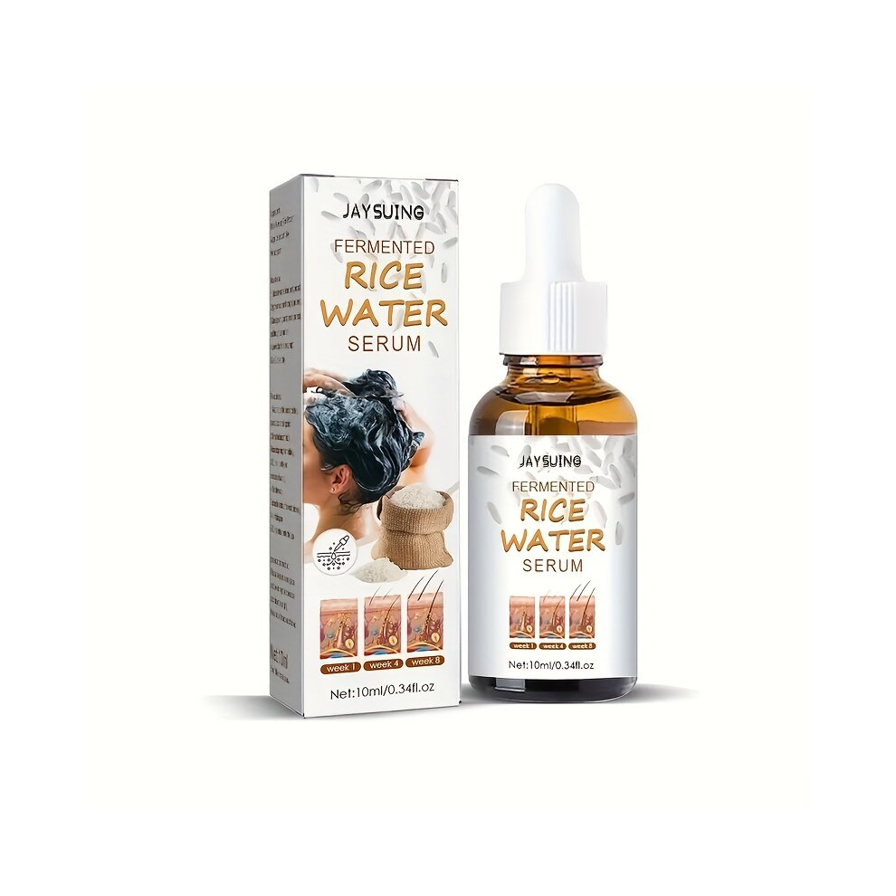 Multicoloured Fermented Rice Water Hair Essential Mildly Moisturizing Hair Care Serum Repairing Damaged Hair Essential